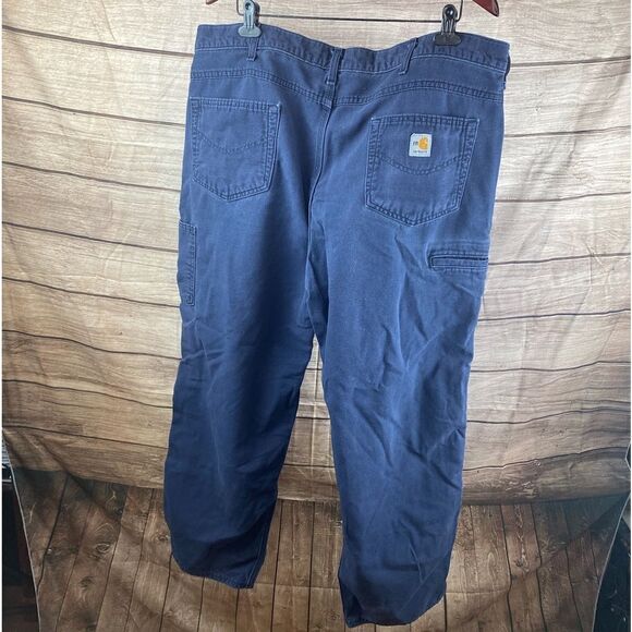 Mens 42x32 flame-resistant cat 2 heavy pants by Carhartt - Picture 2 of 11